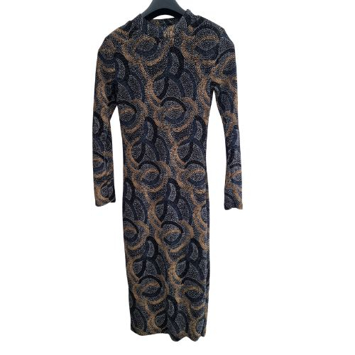 Rochie River Island paisley mock neck, midi, marime M [2]