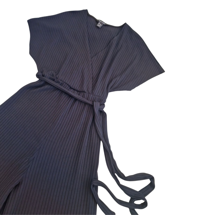 Salopeta NEW LOOK, decolteu V wrap, pantalon evazat, XS [4]