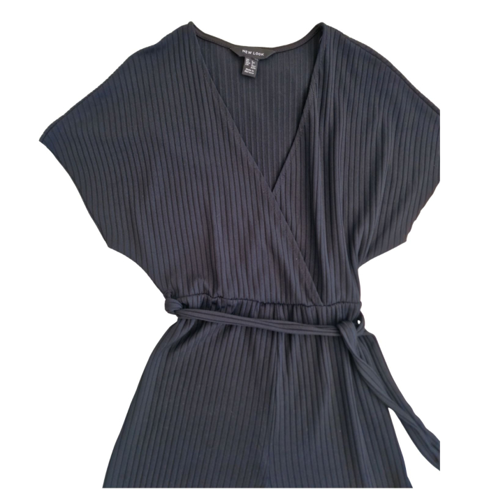 Salopeta NEW LOOK, decolteu V wrap, pantalon evazat, XS [5]