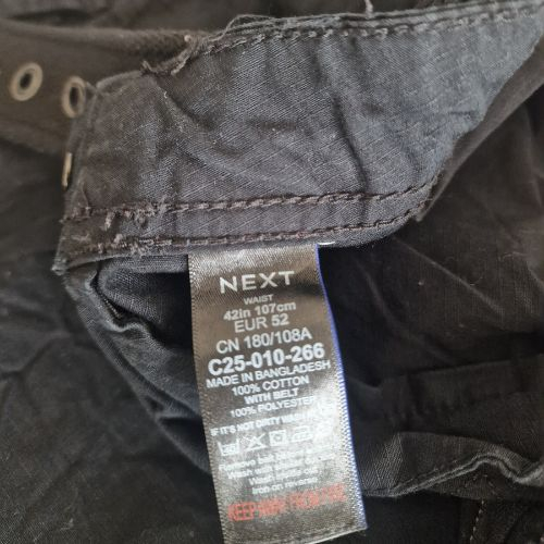 Pantaloni utility cargo NEXT, negru, marime XL (42) [6]