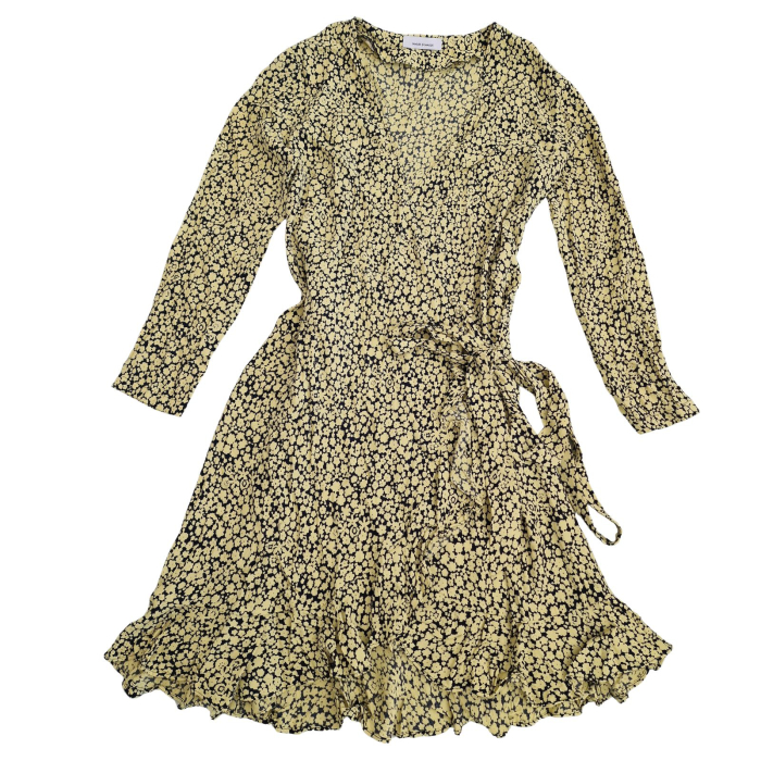Rochie portefeuille SAMSOE SAMSOE, print floral, wrap, M [3]