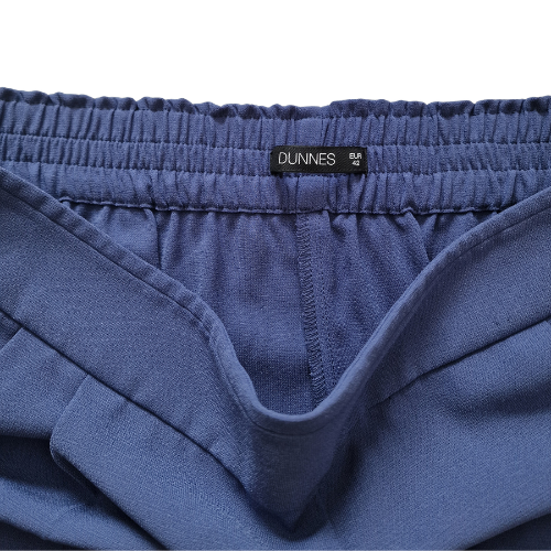 Pantaloni culotte albastru, talie elastica, marime XL, DUNNES [5]