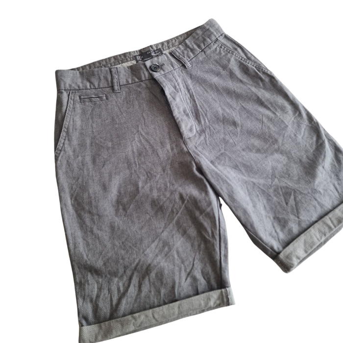 Pantaloni Denim & Co scurti, straight fit, gri, W30, M [3]