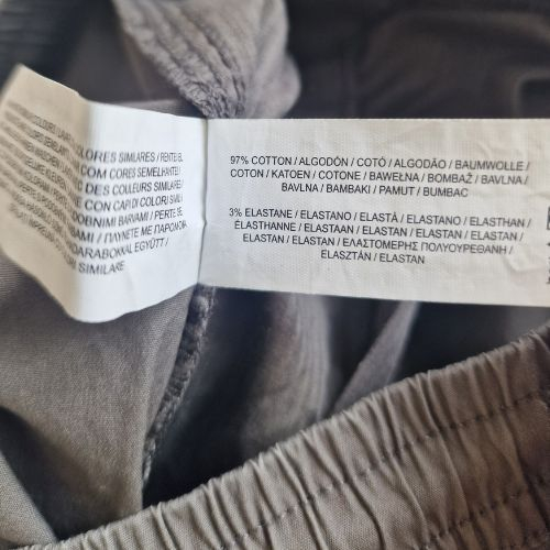 Pantaloni PRIMARK cargo, military green, snur, marime L [6]