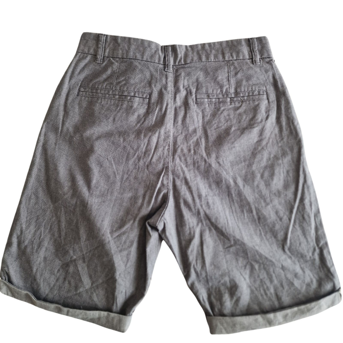 Pantaloni Denim & Co scurti, straight fit, gri, W30, M [4]