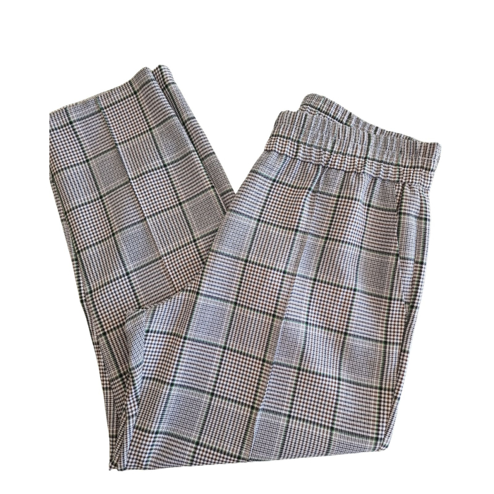 Pantaloni PRIMARK, eleganti, carouri, tapered, cropped, XXL [5]