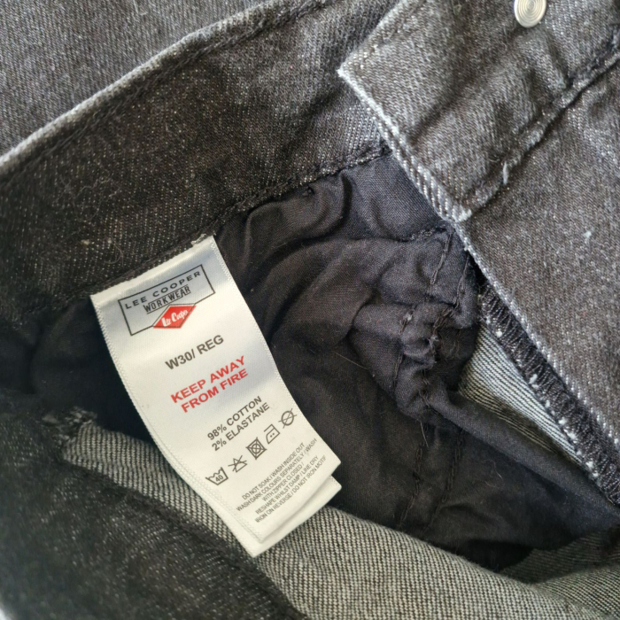 Blugi Lee Cooper, regular fit, black wash, WORKWEAR, M [7]