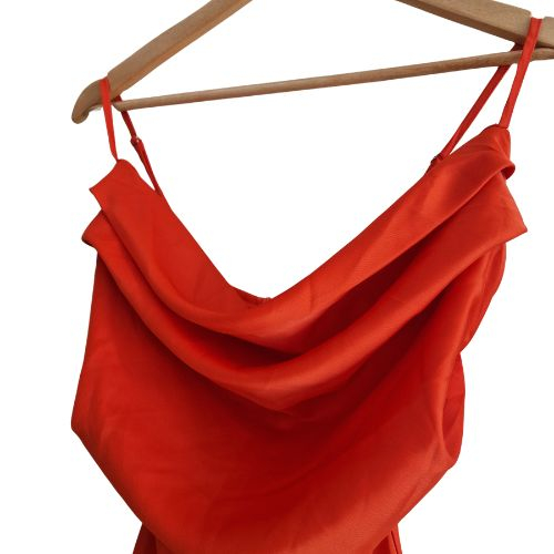 Rochie In The Style Corai, decolteu drapat, marime XS [4]