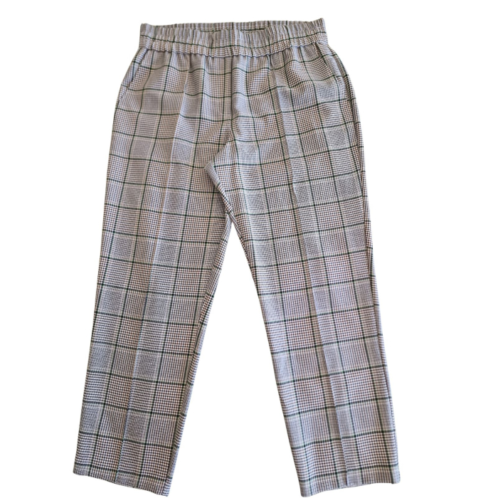 Pantaloni PRIMARK, eleganti, carouri, tapered, cropped, XXL [2]