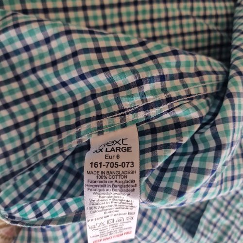 Camasa NEXT carouri, slim fit, marime XXL [4]