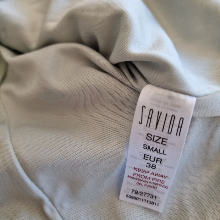 Top crop SAVIDA, paiete, verde pal,  bretele late, glamour, M [7]