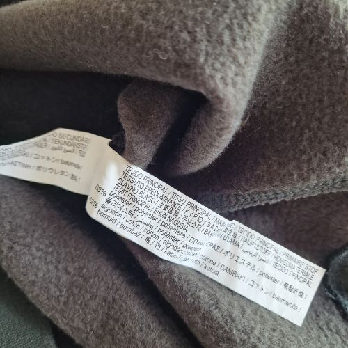 Bluza ZARA, verde inchis washed, QUARTER-ZIP SWEATSHIRT,  L [4]