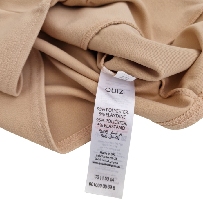 Vesta QUIZ cu revere, eleganta nude, office tailored, L [4]