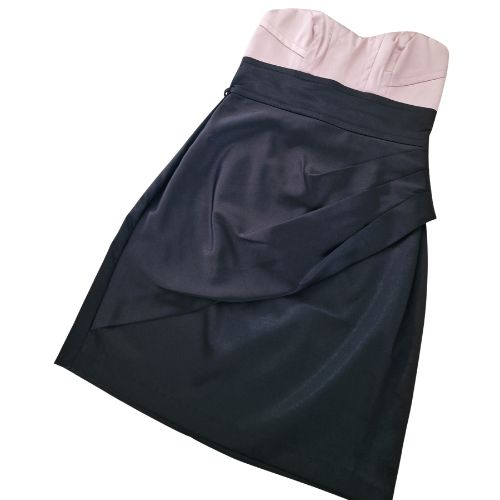 Rochie TeezeMe bicolora, croiala mulata, cupe, marime XS [4]