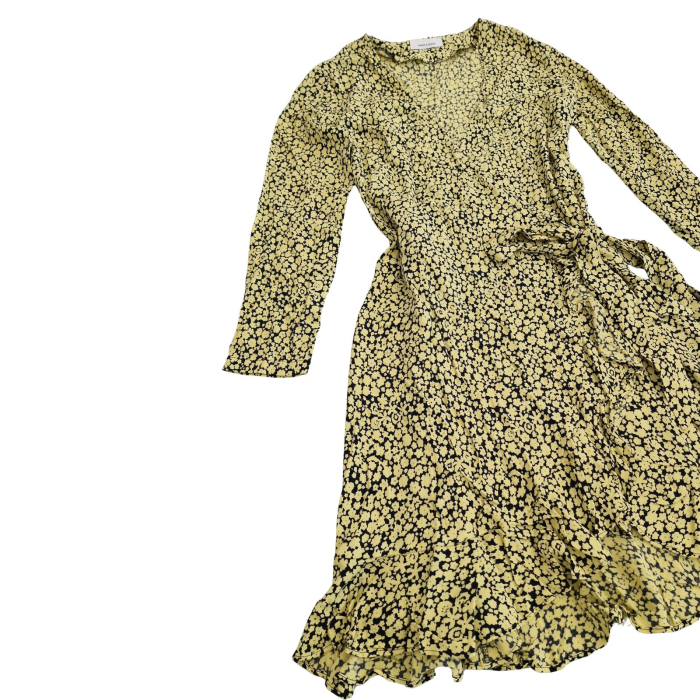 Rochie portefeuille SAMSOE SAMSOE, print floral, wrap, M [4]
