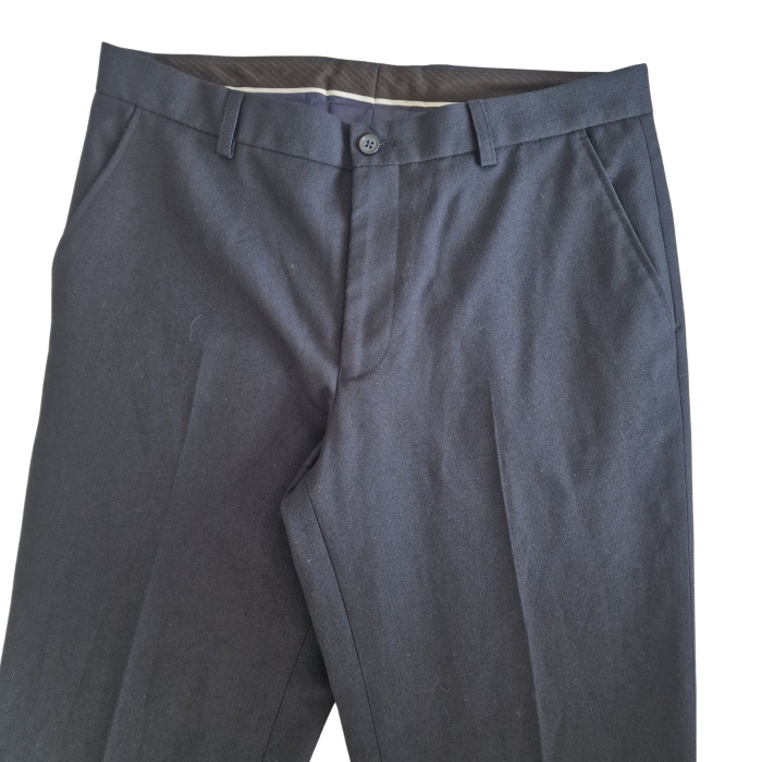 Pantaloni TAYLOR & WRIGHT, eleganti, slim fit, bleumarin, W32/L32, M [4]