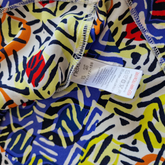 Tricou NEXT, print abstract, buzunar piept, L [7]