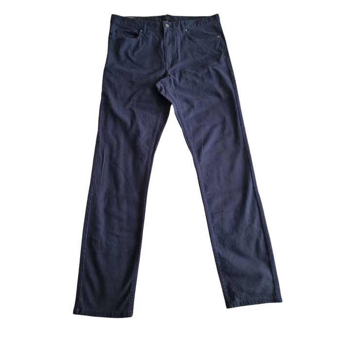 Pantaloni H&M, bleumarin, croiala dreapta, skinny fit, M [2]