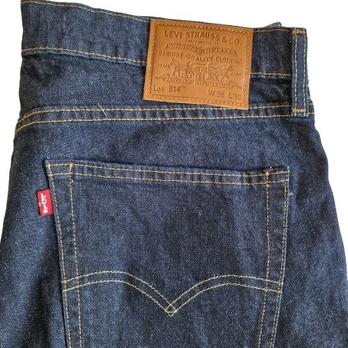 Blugi LEVIS 514 Jeans Men Slim Fit Original Riveted Rock, indigo Denim, L [4]