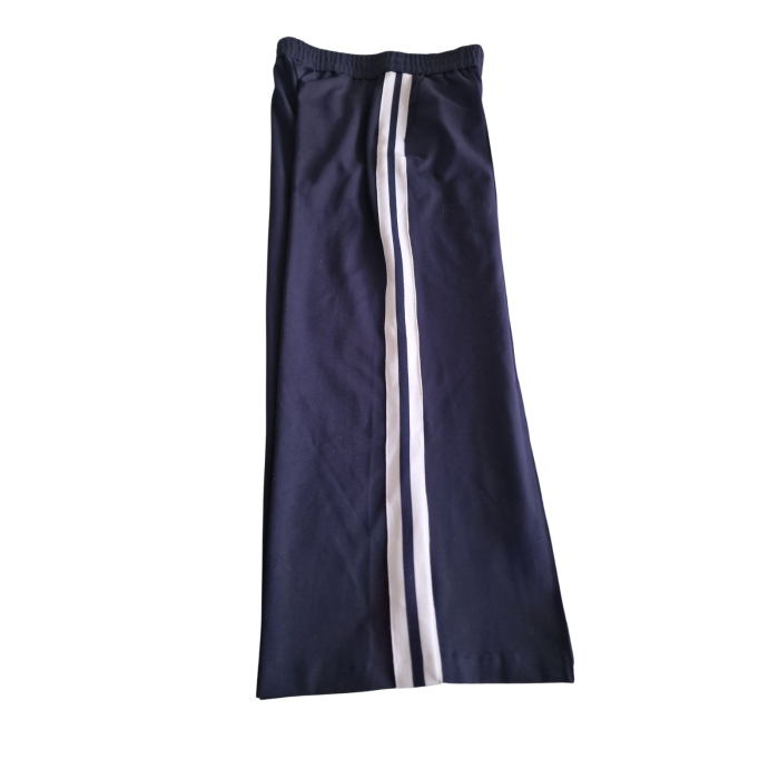 Pantaloni F&F eleganti, side stripe wide leg, navy, XL [7]