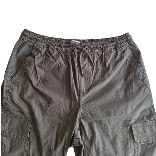 Pantaloni PRIMARK cargo, military green, snur, marime L [3]