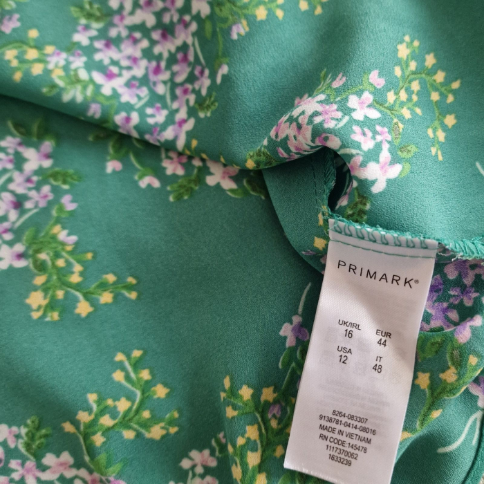Top PPRIMARK verde print floral, XXL [5]