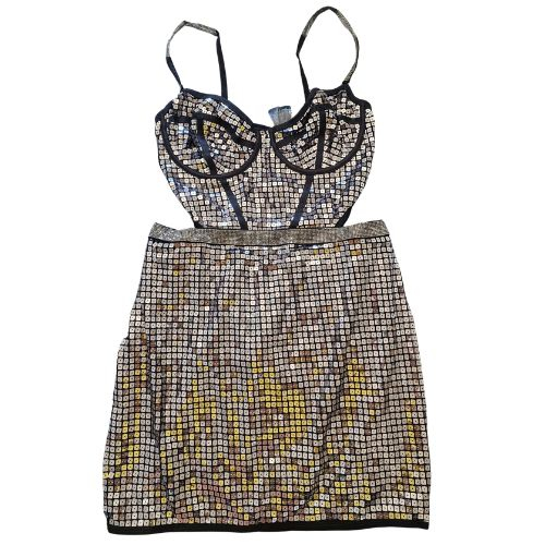 Rochie Ann Summers Hold Me Tight Luxe Dress Silver, marime M [4]