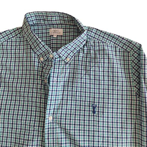 Camasa NEXT carouri, slim fit, marime XXL [2]