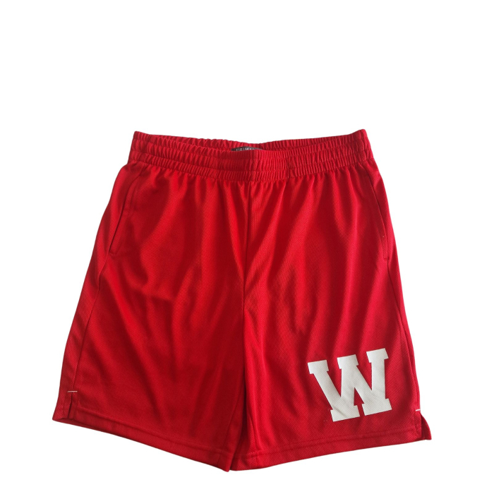 Pantaloni PRIMARK scurti, rosu, model basketball, M [2]