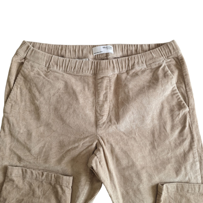 Pantaloni Selected Homme, reiat, talie elastica, W42/L30, 2XL [3]