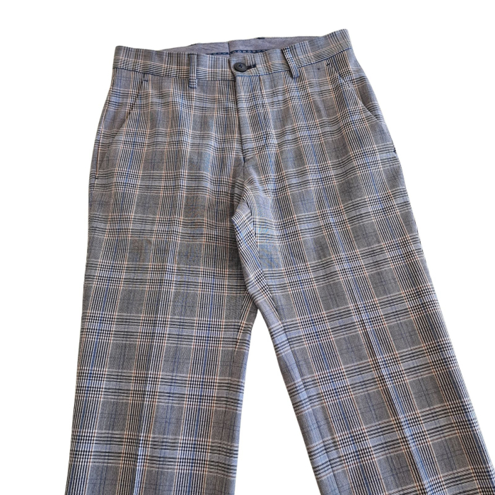 Pantaloni office Marks & Spencer, carouri gri, croiala skinny, XS [4]