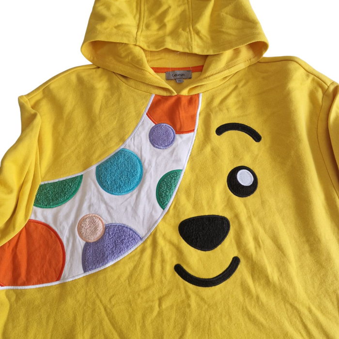Hanorac GEORGE pudsey bear, galben, imprimeu 3D, 2XL [3]