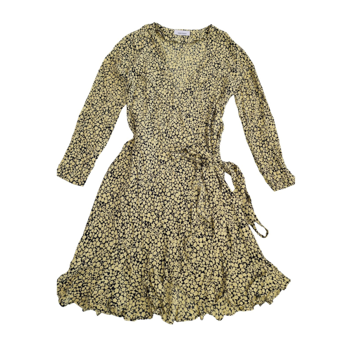 Rochie portefeuille SAMSOE SAMSOE, print floral, wrap, M [5]