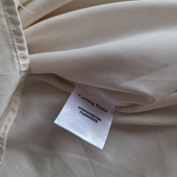 Top Rowen Avenue, alb perlat, bretele late, decolteu V, L [4]