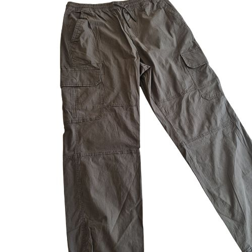 Pantaloni PRIMARK cargo, military green, snur, marime L [4]