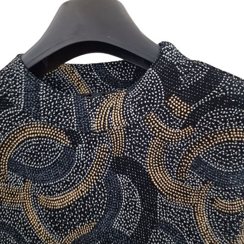 Rochie River Island paisley mock neck, midi, marime M [4]