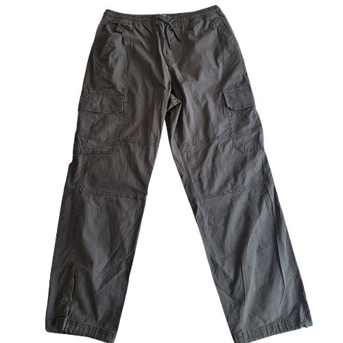 Pantaloni PRIMARK cargo, military green, snur, marime L [2]