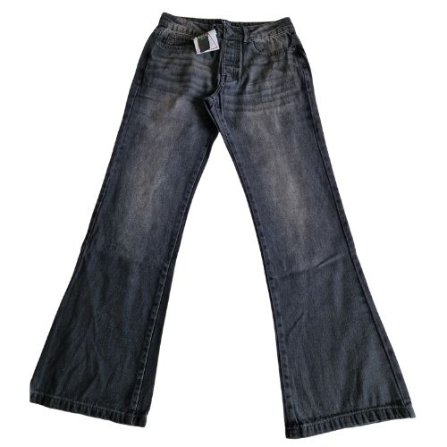 Blugi boohoo MAN, flare fit, grey washed, W32/L32, S [2]