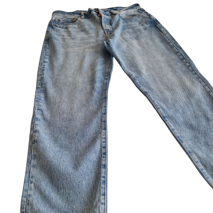 Blugi VTG GAP, light wash, boyfriend fit, denim decolorat, L [2]
