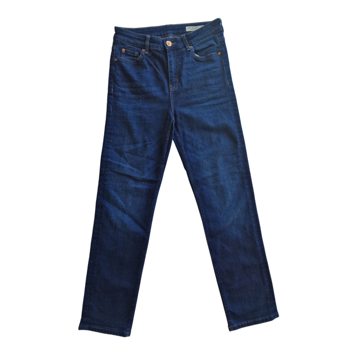 Blugi Marks & Spencer, SIENNA  Supersoft High Waisted, Dark indigo, M [3]