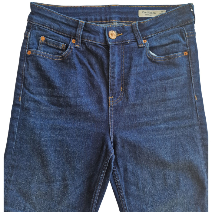 Blugi Marks & Spencer, SIENNA  Supersoft High Waisted, Dark indigo, M [4]