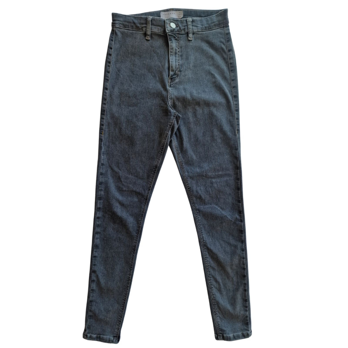 Blugi skinny fit, 'Joni' TOPSHOP, grey washed denim, M [2]