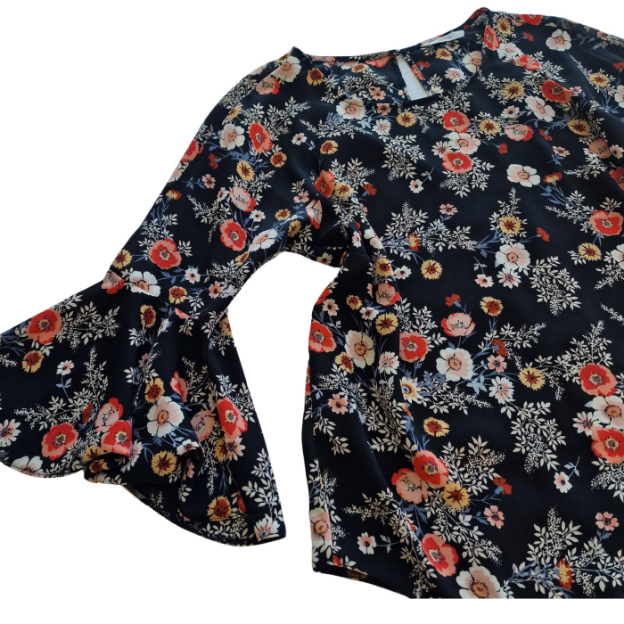 Bluza GEORGE, romantica, maneci clopot, L [3]
