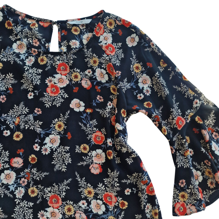 Bluza GEORGE, romantica, maneci clopot, L [5]