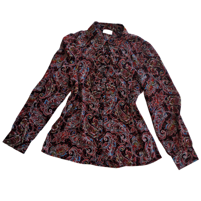 Camasa SAVIDA, paisley, volanase, multicolor, L [2]