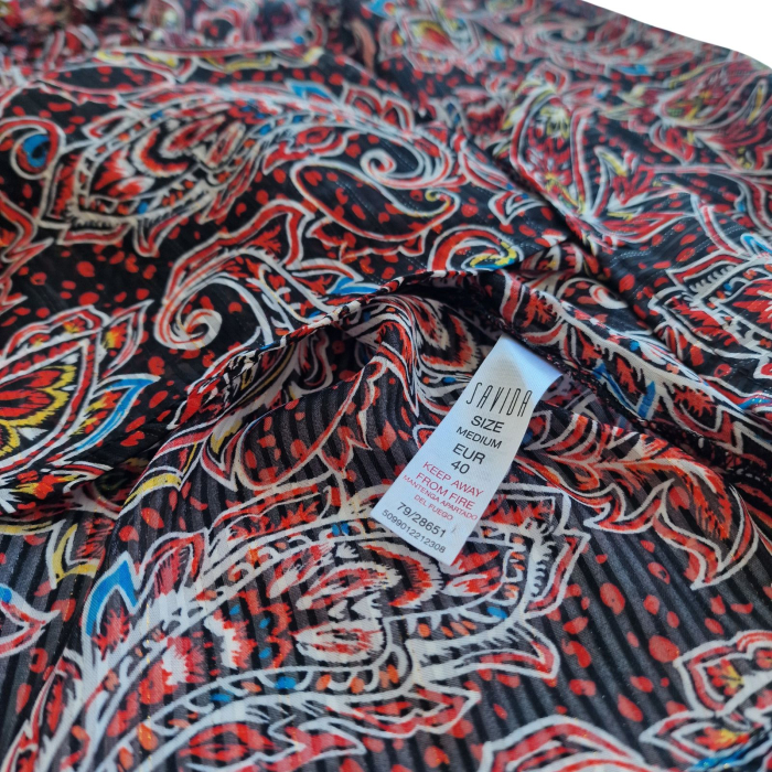 Camasa SAVIDA, paisley, volanase, multicolor, L [6]