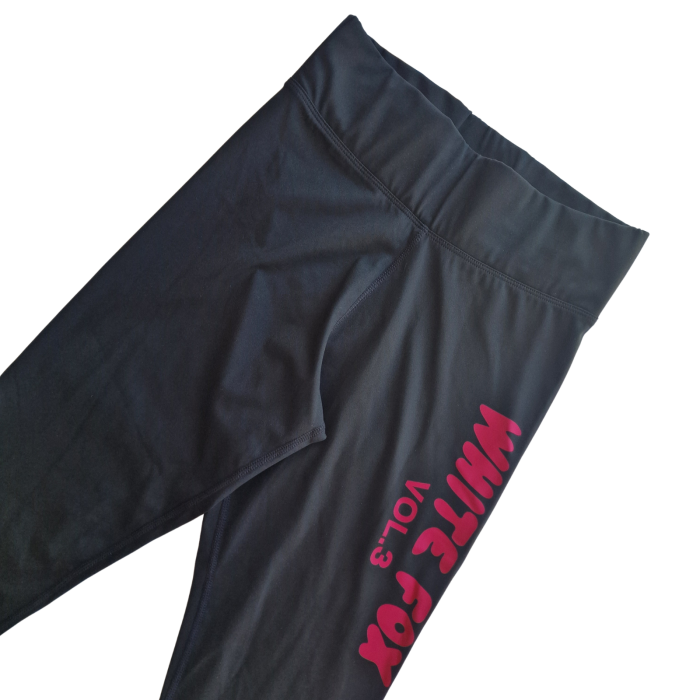 Colanti High Waist Leggings Black, WHITE FOX, S [3]