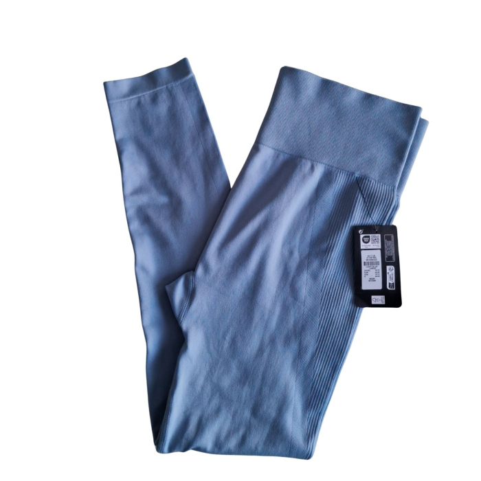 Colanti WORK OUT, bleu, seamless, talie inalta, L [4]