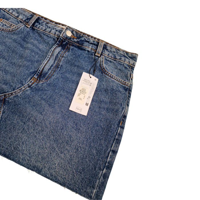 Fustă mini din denim  PRIMARK, dark indigo, L [4]
