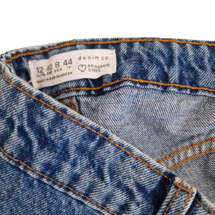 Fustă mini din denim  PRIMARK, dark indigo, L [6]